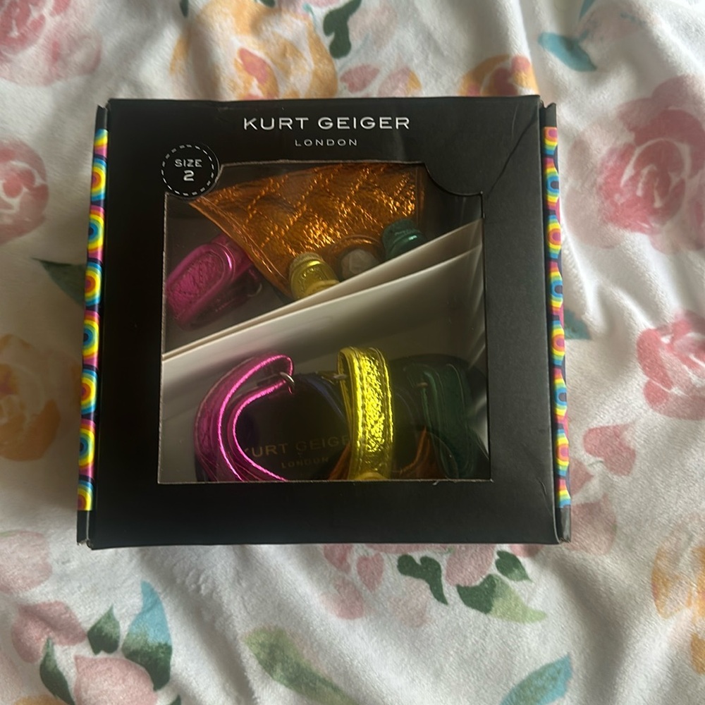 Brand new Kurt Geiger baby sandals